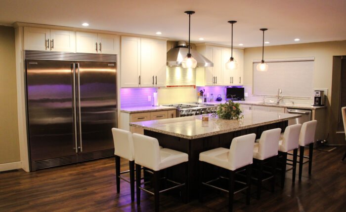 Kitchen Cabinets Langley & durable granite surfaces in Langley Meadows, Langley, BC.