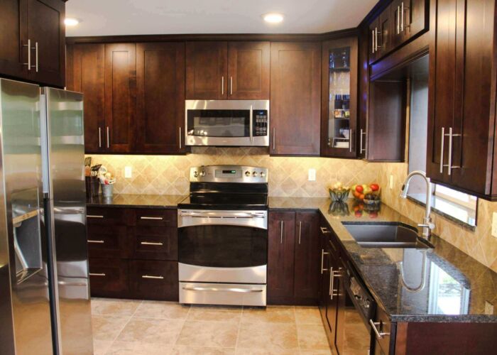 Plywood Cabinet & crisp cabinetry design in Cloverdale, Surrey, BC.