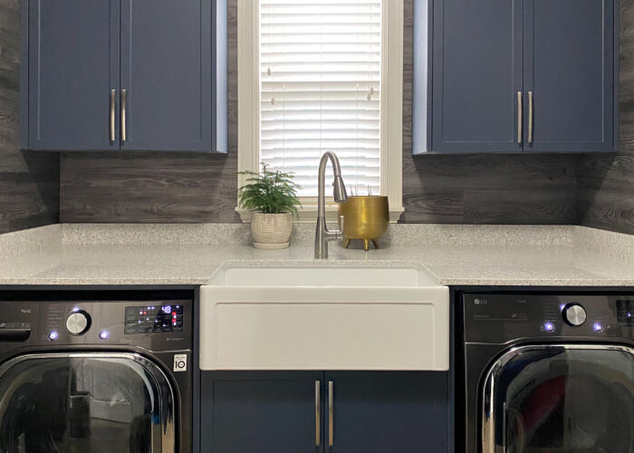 Support Local Series Custom Cabinet & crisp cabinetry design in Fraser Heights, Surrey, BC.