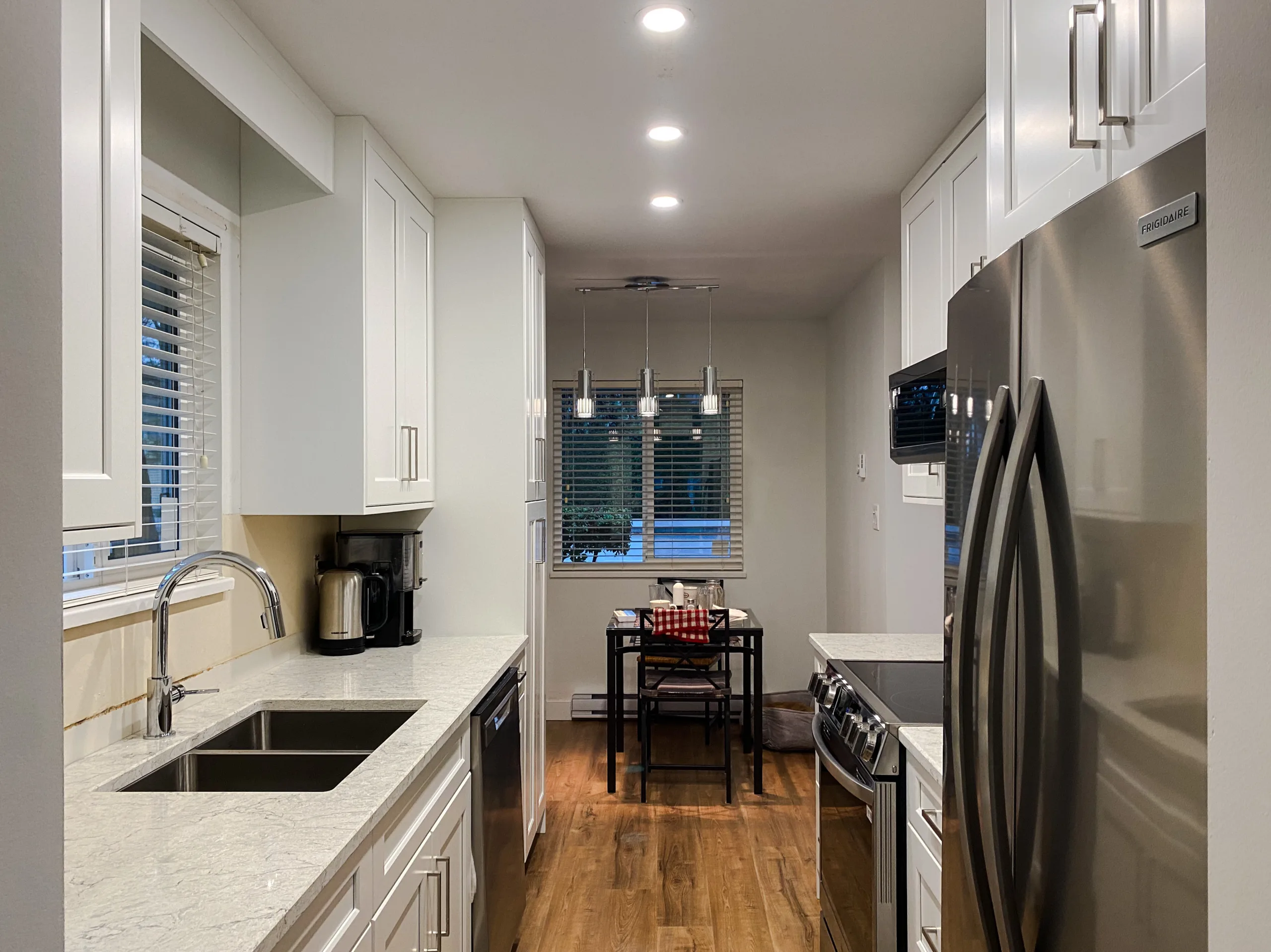 pat_sue_kitchen_kitchen_cabinets_in_surrey.jpg Kitchen Cabinets & contemporary hardware accents in Newton, Surrey, BC.