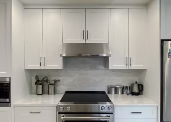 Full Quartz Backsplashes in Guildford, Surrey, BC.